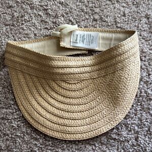 Madewell Tan Visor Hat Stylish Sun Protection